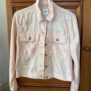 GAP Women's Light Pink Jean Jacket